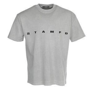 Stampd Embroidered Strike Logo Relaxed Tee Fog LG